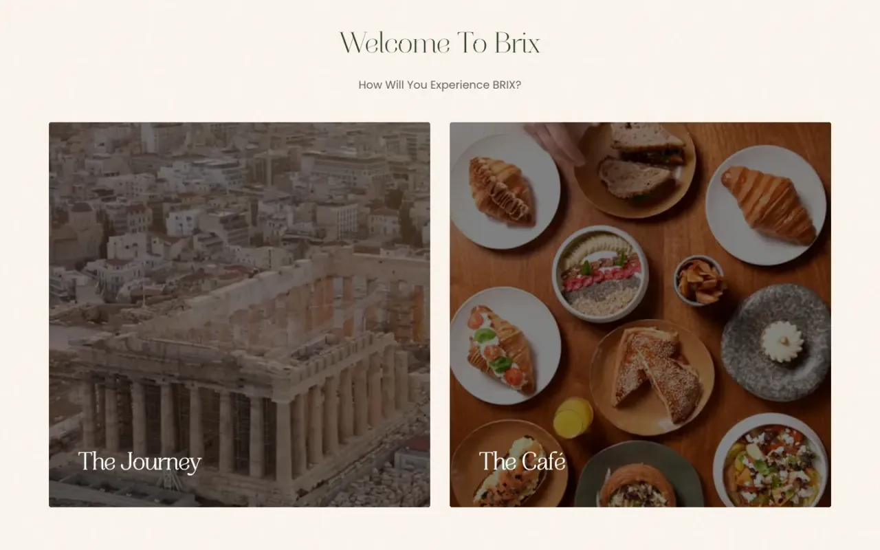 Brix Table website