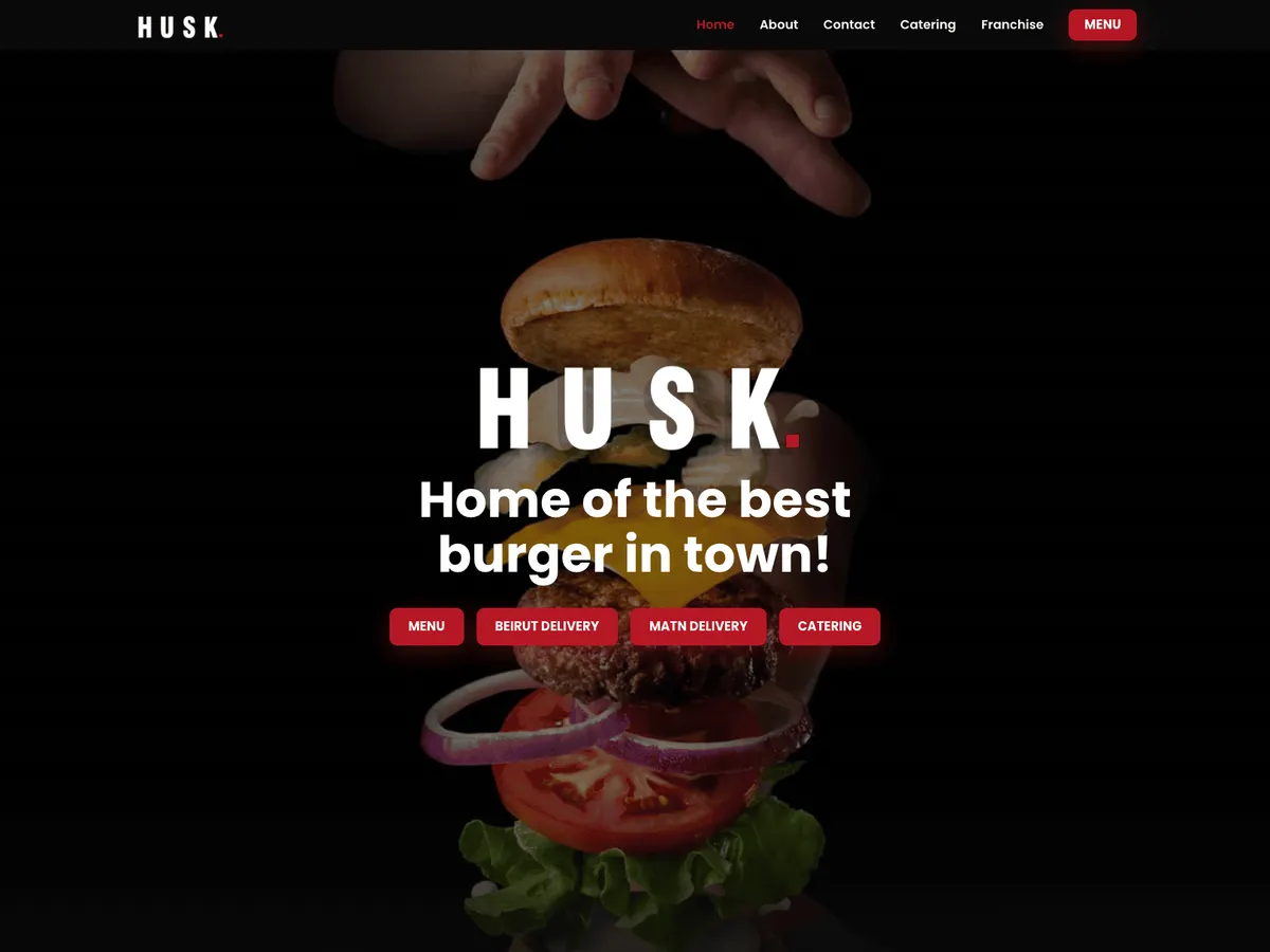 Husk Micro Diner website