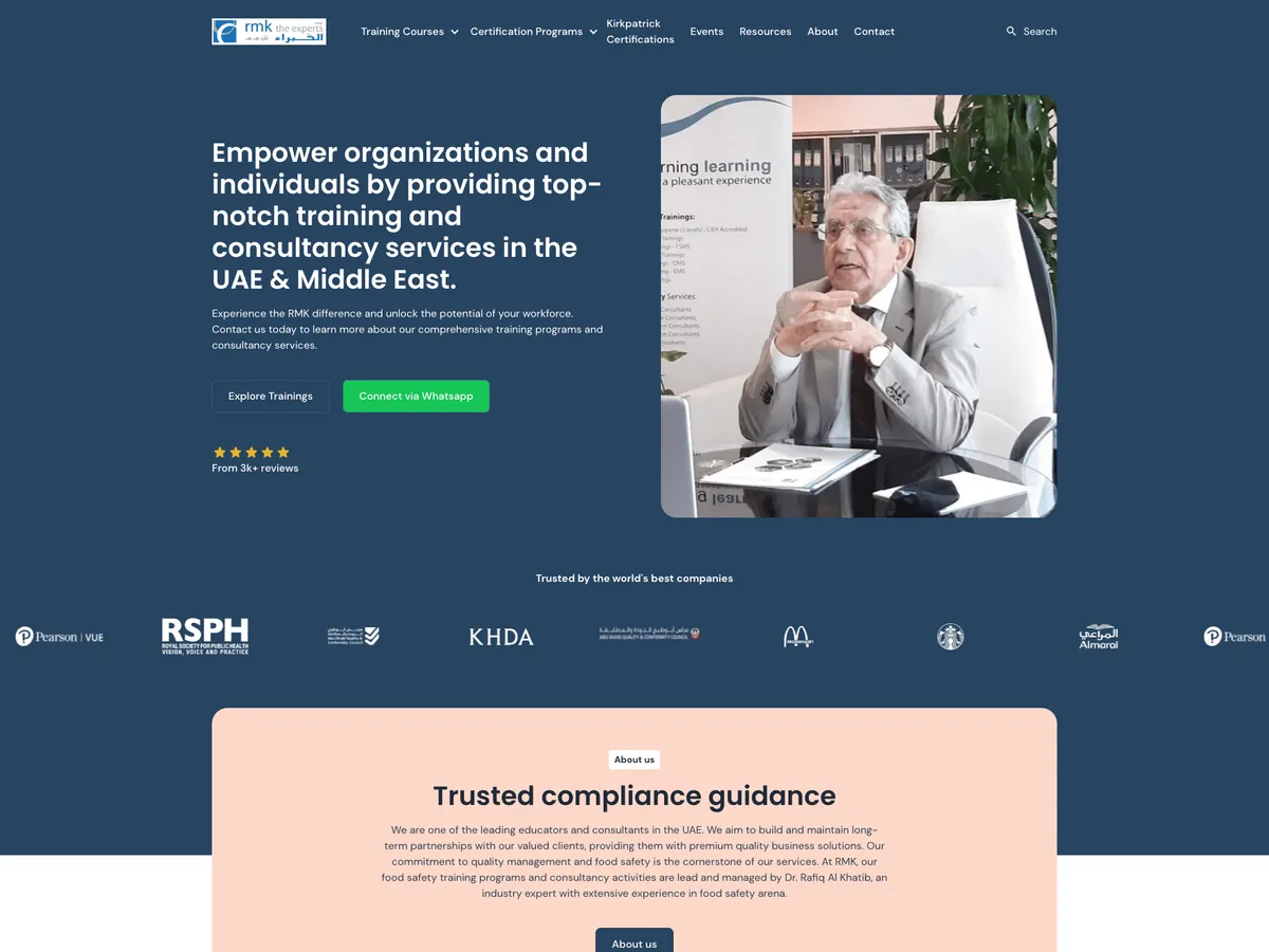 RMK Experts website